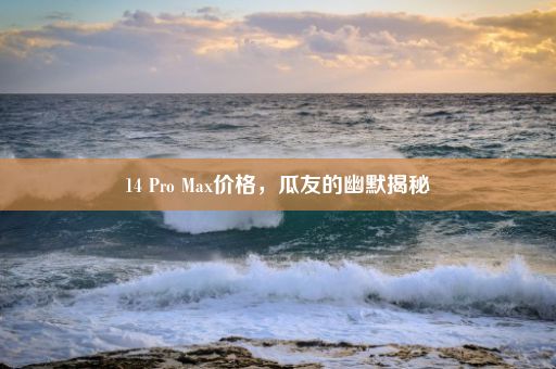 14 Pro Max价格，瓜友的幽默揭秘