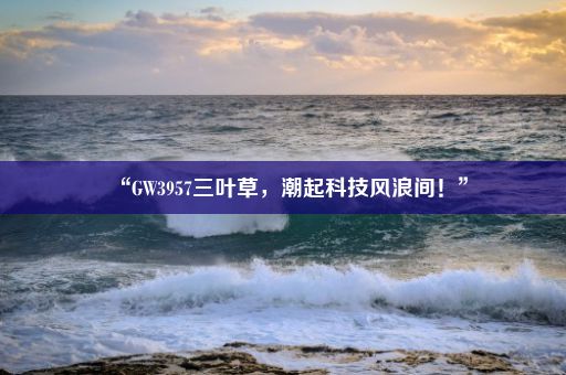 “GW3957三叶草，潮起科技风浪间！”