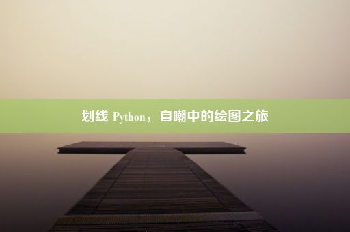 划线 Python，自嘲中的绘图之旅