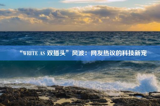 “WRITE AS 双插头”风波：网友热议的科技新宠