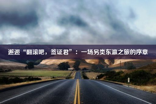 邂逅“翻滚吧，签证君”：一场另类东瀛之旅的序章