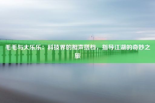 毛毛与大乐乐：科技界的相声搭档，指导江湖的奇妙之旅