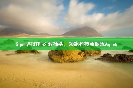 "WRITE AS 双插头，领跑科技新潮流"