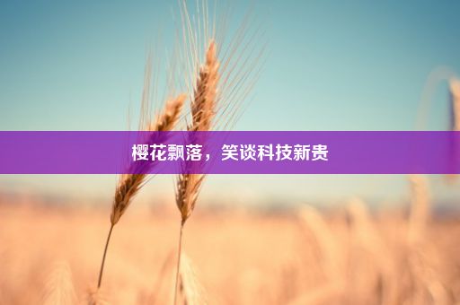 樱花飘落，笑谈科技新贵