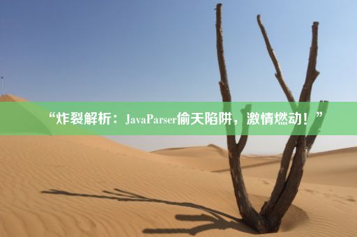 “炸裂解析：JavaParser偷天陷阱，激情燃动！”