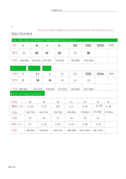 “衣”统天下：中国衣服尺码对照表引发的全球狂欢