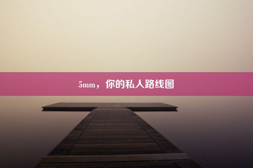 5mm，你的私人路线图