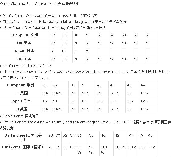 欧日尺码换线，潮流界的新笑话？