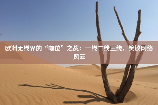 欧洲无线界的“咖位”之战：一线二线三线，笑谈网络风云