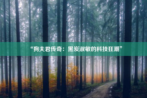 “狗夫君传奇：黑炭淑敏的科技狂潮”