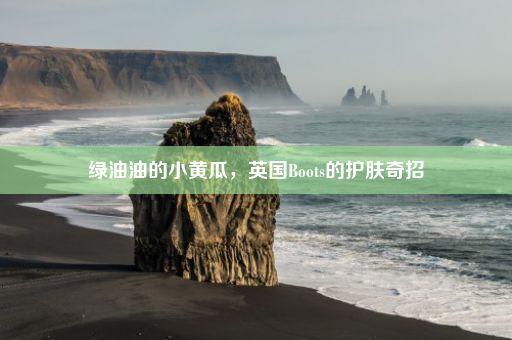 绿油油的小黄瓜，英国Boots的护肤奇招