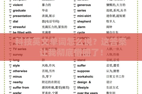 科技英文单词怎么说？这答案让我彻底懵圈了！