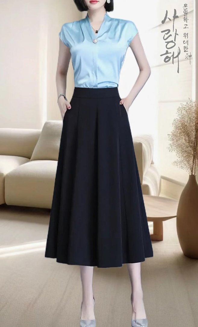 秋冬大摆裙的穿搭如何避免显胖?网友直呼这招真香!