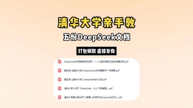 2025清华deepseek文档网盘下载竟成新风口?网友直呼认知被颠覆